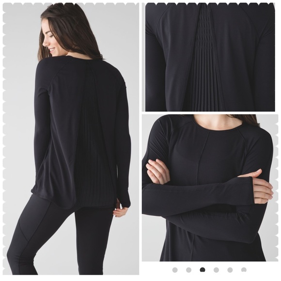 lululemon athletica Tops - Lululemon Making Moves Long Sleeve Top Black size 10 NWT